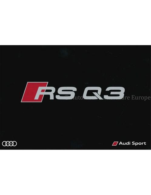 2016 AUDI RS Q3 HARDCOVER BROCHURE DUITS, Boeken, Auto's | Folders en Tijdschriften, Audi