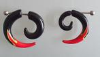 Fake Acrylic Stretcher Spiral Flames Red, Sieraden, Tassen en Uiterlijk, Piercings, Nieuw, Verzenden