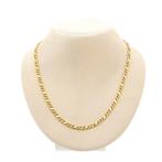 Gouden infinity schakel ketting | 45 cm (unisex) (unisex), Sieraden, Tassen en Uiterlijk, Kettingen, Ophalen of Verzenden, Gebruikt