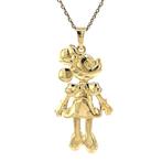 Gouden vintage Minnie Mouse hanger 18 krt, Ophalen of Verzenden, Nieuw