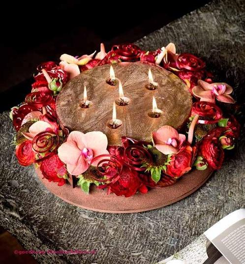 Designring / urnenring oase voor verse bloemen 37 cm., Huis en Inrichting, Woonaccessoires | Kunstplanten en Kunstbloemen, Nieuw