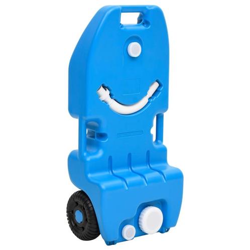 vidaXL Watertank op wielen 25 L blauw, Sport en Fitness, Bergsport en Wandelen, Nieuw, Verzenden