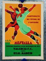 Tormo - Poster Football. Year 1931 - Mestalla, (Valencia) -, Antiek en Kunst