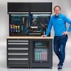 Datona Werkplaatsinrichting PREMIUM eiken werkblad met, Doe-het-zelf en Verbouw, Werkbanken, Ophalen of Verzenden, Nieuw