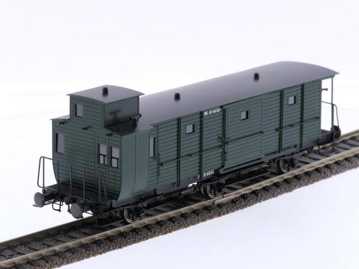 Schaal H0 Philotrain 34Cs bagagerijtuig D 4650 van de NS..., Hobby en Vrije tijd, Modeltreinen | H0, Gelijkstroom, Overige typen