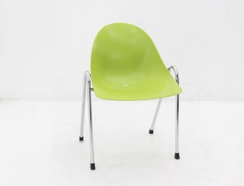 Kantinestoel Ton Haas - Kian - softshell - lime green, Huis en Inrichting, Stoelen, Gebruikt, Ophalen of Verzenden
