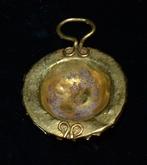 Oud-Romeins, Keizerrijk Geel goud Hanger, Sieraden, Tassen en Uiterlijk, Antieke sieraden