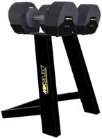 MX Select MX55 Dumbbells 2 x 4,5 - 24,9 KG + Stand, Sport en Fitness, Fitnessmaterialen, Verzenden, Nieuw, Dumbbell