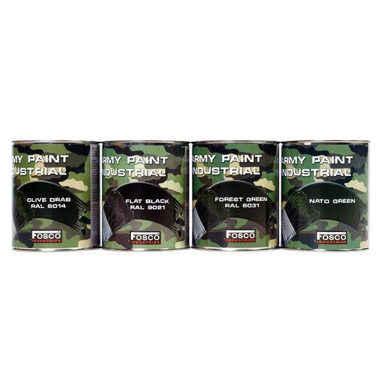 Liter blik leger verf Forest green, Verzamelen, Militaria | Algemeen, Verzenden