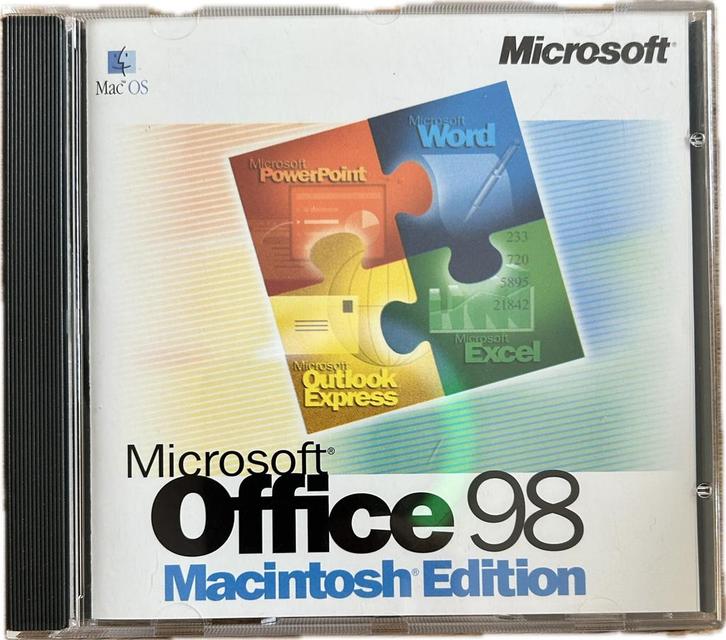 Microsoft Office 98 Macintosh Edition Upgrade, Computers en Software, Software | Apple Macintosh