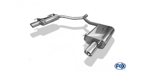 FOX Opel Vectra C GTS einddemper rechts/links single flow -, Auto-onderdelen, Uitlaatsystemen, Nieuw, Verzenden