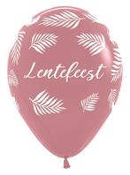 Ballonnen Lentefeest Palms Rosewood 30cm 25st, Nieuw, Verzenden