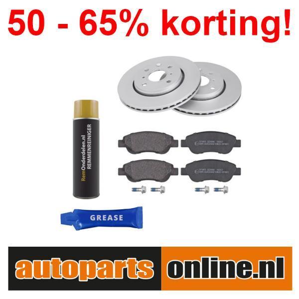 Remschijven + Remblokken Toyota Aygo voorzijde, Auto-onderdelen, Besturing, Nieuw, Toyota, Verzenden