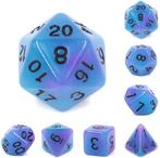 RPG Dice Set - Glow in the Dark Supernova | Foam Brain Games, Hobby en Vrije tijd, Verzenden, Nieuw