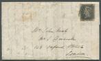 Groot-Brittannië 1840 - Penny black PLATE 11 ON COVER -, Postzegels en Munten, Gestempeld