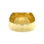 Gouden ring met onyx 14 krt, Ophalen of Verzenden, Nieuw