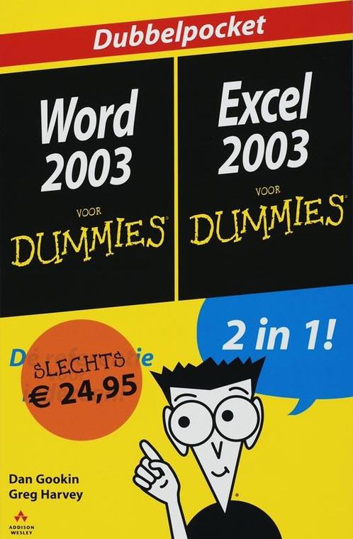 Word 2003 + Excel 2003 voor Dummies / Voor Dummies D. Gookin, Boeken, Informatica en Computer, Gelezen, Verzenden