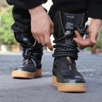 Nike Womens SF Air Force 1 Hi Black/Gum, Nike, Zo goed als nieuw, Sneakers of Gympen, Verzenden