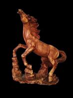 sculptuur, Rearing Stallion Art Statue – The Spirit of the, Antiek en Kunst