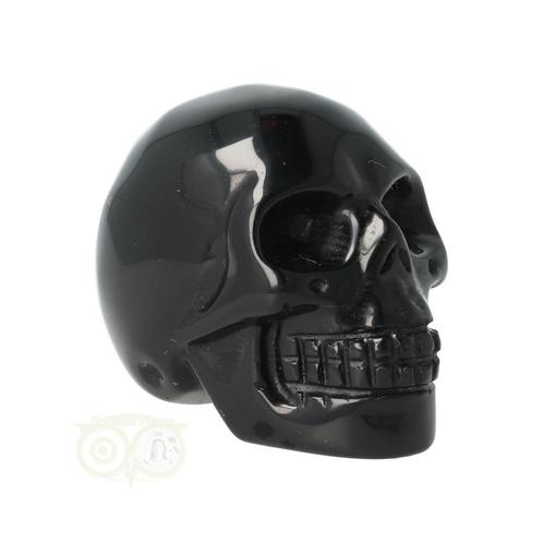 Zwarte Obsidiaan schedel Nr 17 - 88 gram, Sieraden, Tassen en Uiterlijk, Edelstenen, Nieuw, Verzenden