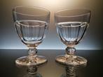 Le creusot / Baccarat - Wijnglas (2) - Crystal wineglasses, Antiek en Kunst, Antiek | Glas en Kristal