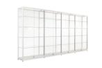 *TIP*  Witte Vitrinekast 400 x 200 x 40 cm, Ophalen of Verzenden, Nieuw in verpakking