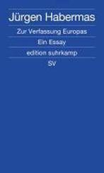 Zur Verfassung Europas 9783518062142 Jürgen Habermas, Verzenden, Zo goed als nieuw, Jürgen Habermas