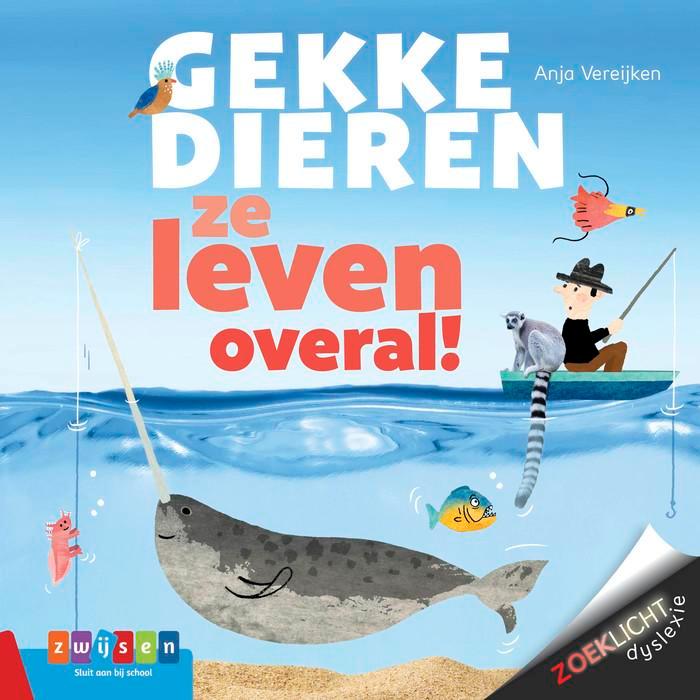 Gekke dieren, ze leven overal! / Zoeklicht dyslexie, Boeken, Kinderboeken | Jeugd | onder 10 jaar, Gelezen, Verzenden