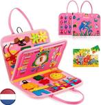 Interactief vilten activiteitenbord  Montessori kleur Rose, Ophalen of Verzenden, Nieuw