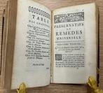 M. lAbbé Rousseau - Secrets et Remedes Eprouvez - 1708, Antiek en Kunst