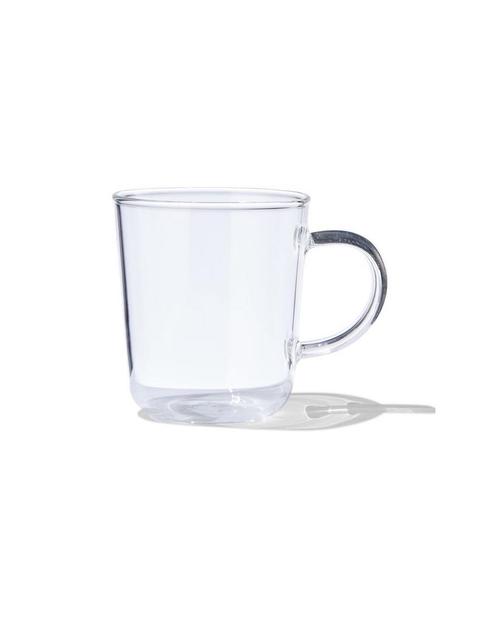 HEMA Koffiemok Chicago 130 ml glas 2+1 gratis, Hobby en Vrije tijd, Theezakjes, Verzenden