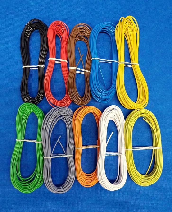 FLRY-B combi-set 8: 10x 10m. 1,5mm2 voertuigkabel, Auto-onderdelen, Elektronica en Kabels, Nieuw, Oldtimer onderdelen, Overige automerken