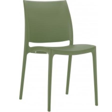 (MDK-107200) Siesta Maya 4-poots stoel olijfgroen, Huis en Inrichting, Stoelen, Nieuw, Ophalen of Verzenden