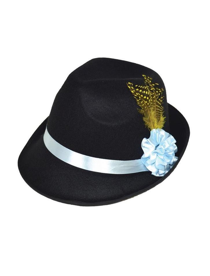 Zwarte Hoed Tirol Met Bloem En Pluim, Kleding | Dames, Carnavalskleding en Feestkleding, Nieuw, Ophalen of Verzenden