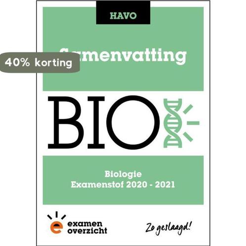 ExamenOverzicht - Samenvatting Biologie HAVO 9789492981998, Boeken, Schoolboeken, Gelezen, Verzenden