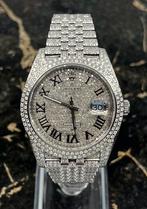 Rolex Datejust 41 - Roman -New  126300 - Iced Out - Diamonds, Sieraden, Tassen en Uiterlijk, Horloges | Heren, Nieuw, Staal, Staal