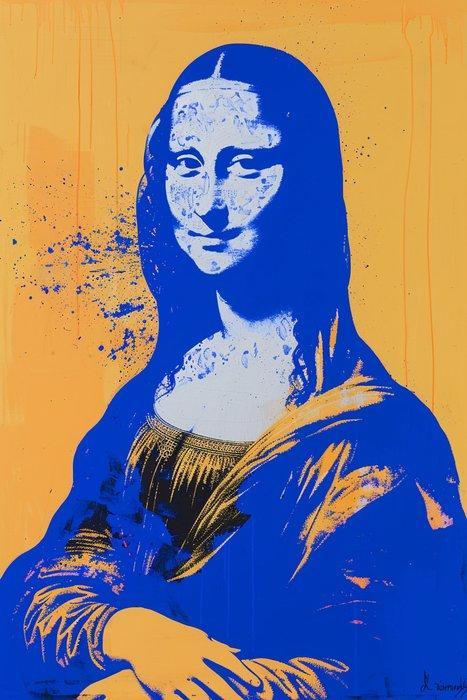 Dine Chanima (XX-XXI) - (XXL) Giant Street Art Mona Lisa, Antiek en Kunst, Kunst | Designobjecten