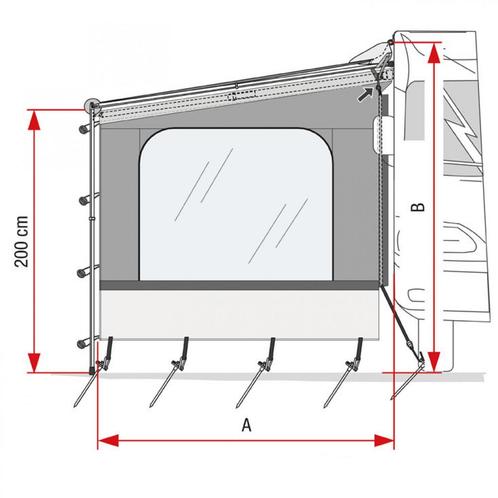 Fiamma Side W CaravanStore XL, Caravans en Kamperen, Tenten, Nieuw