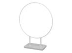 Metalen frame ring op voet dubbele poot wit ø 38x48.5 cm per, Ophalen of Verzenden, Nieuw