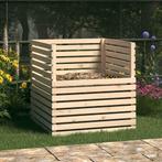 vidaXL Compostbak 100x100x102 cm massief grenenhout, Tuin en Terras, Overige Tuin en Terras, Verzenden, Nieuw