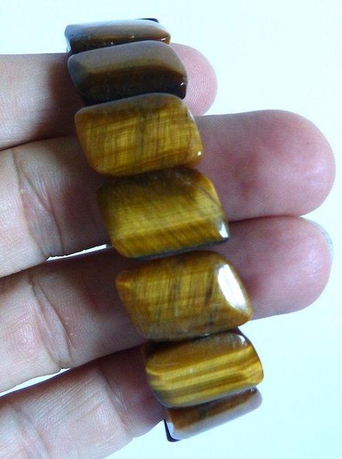 Tijgeroog armbandcollectie- 147 g, Verzamelen, Mineralen en Fossielen