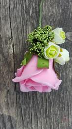 Corsage Roos Pinkrose CPR100 Maatwerk corsage, Hobby en Vrije tijd, Knutselen, Ophalen of Verzenden, Nieuw
