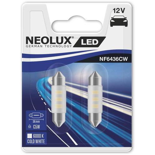 Neolux LED Retrofit 6000K - Festoon 36mm - 12V/0.5W - set, Auto-onderdelen, Verlichting, Verzenden