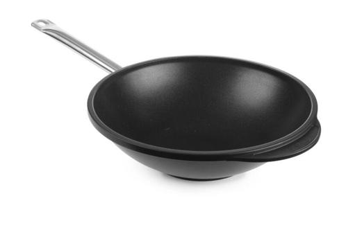 Wokpan - &amp;#216; 32 x (h) 10 cm - GietAluminium - Hendi T, Zakelijke goederen, Horeca | Keukenapparatuur, Nieuw in verpakking