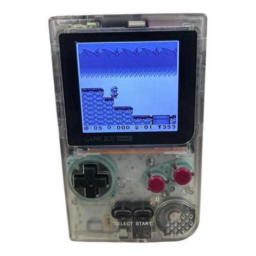 GameBoy Pocket Transparent IPS Screen (GB CLASSIC), Spelcomputers en Games, Spelcomputers | Nintendo Game Boy, Verzenden