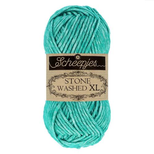 Scheepjes Stone Washed XL - 855 Green Agate, Hobby en Vrije tijd, Breien en Haken, Breien of Haken, Nieuw, Wol of Garen, Ophalen of Verzenden