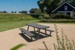 Rockwood® Picknicktafel Aluminium Prestige Antraciet 2.00m, Ophalen of Verzenden, Nieuw, Rechthoekig, Hout