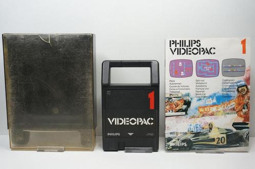 Philips Videopac 1: Race / Spin-out / Cryptogram, Computers en Software, Vintage Computers, Ophalen of Verzenden