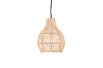 Hanglamp - Asher- 20 cm - Natuur - Rotan - Jörn, Huis en Inrichting, Lampen | Hanglampen, Verzenden, Nieuw
