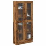 vidaXL Hoge kast 82,5x30,5x185 cm bewerkt hout oud, Huis en Inrichting, Kasten | Boekenkasten, Verzenden, Nieuw, Overige houtsoorten